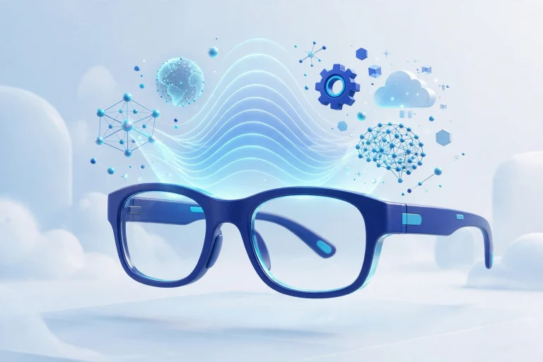 Muse AI glasses smart glasses illustration